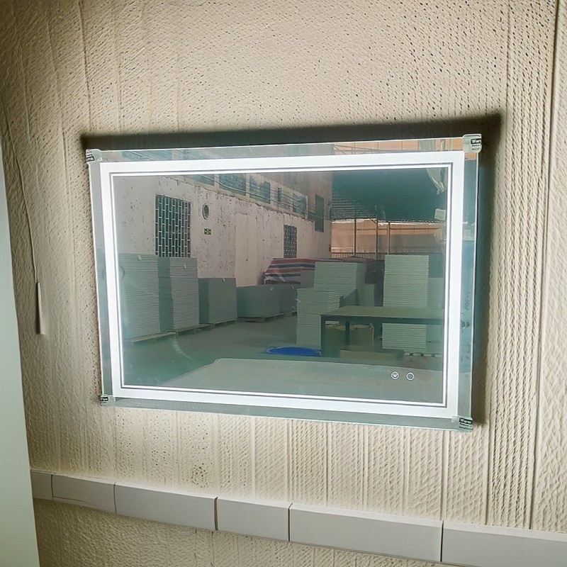 Frameless LED Bathroom Mirror with Lights